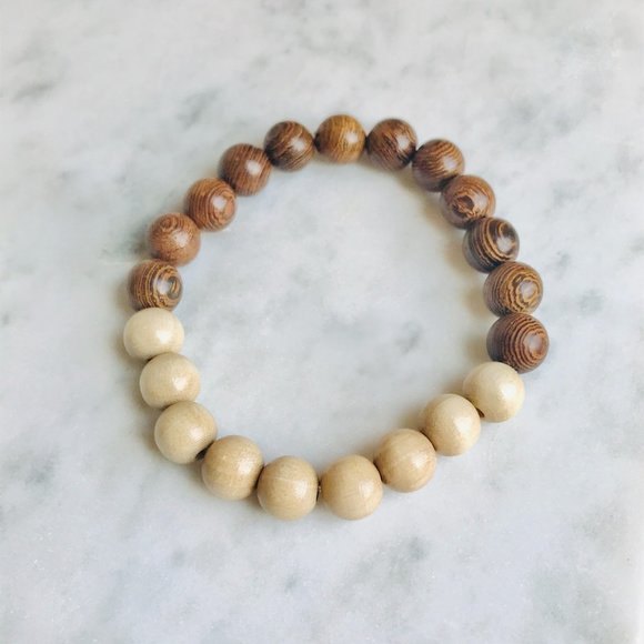 Wood Bead Bracelet - Picture 1 of 3